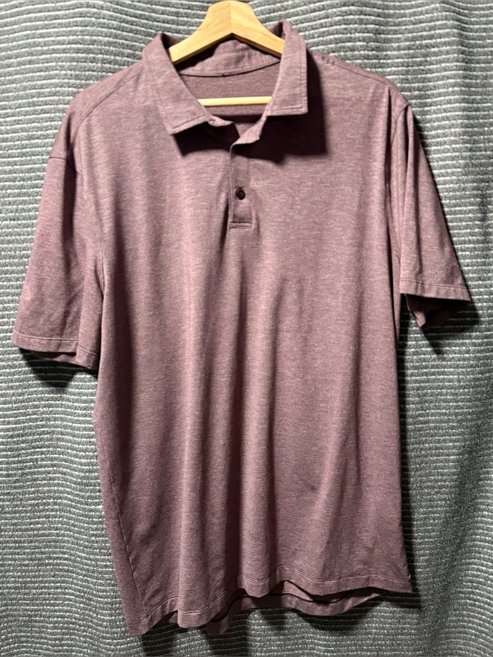 Lululemon Evolution Short-Sleeve Polo Shirt | MERLOT | XL